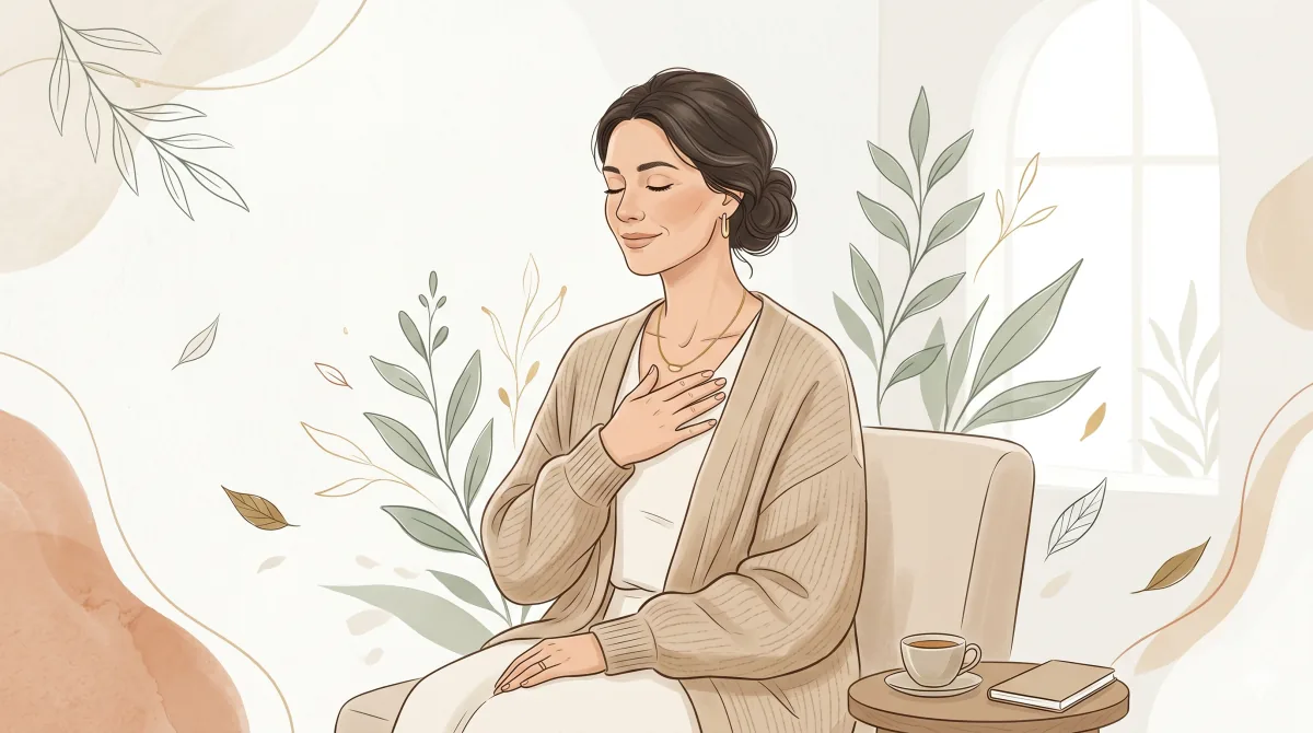 Ilustração representando escuta e acolhimento terapêutico